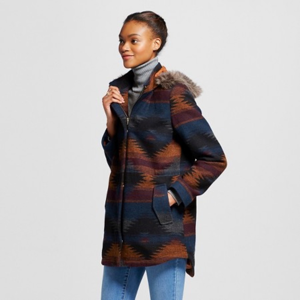 Mossimo Supply Co. Multicolor Patterned Utility J… - image 2